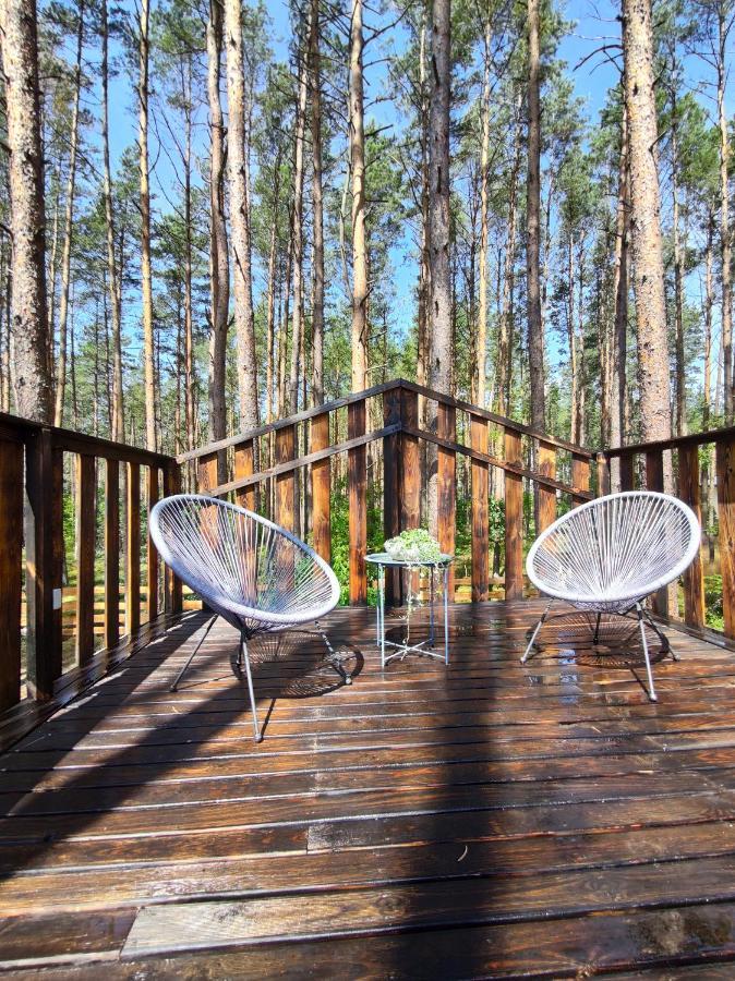 Lesny Domek W Stylu Scandi Z Jacuzzi Nad Jeziorem Kaszuby Grzybowo  Екстериор снимка