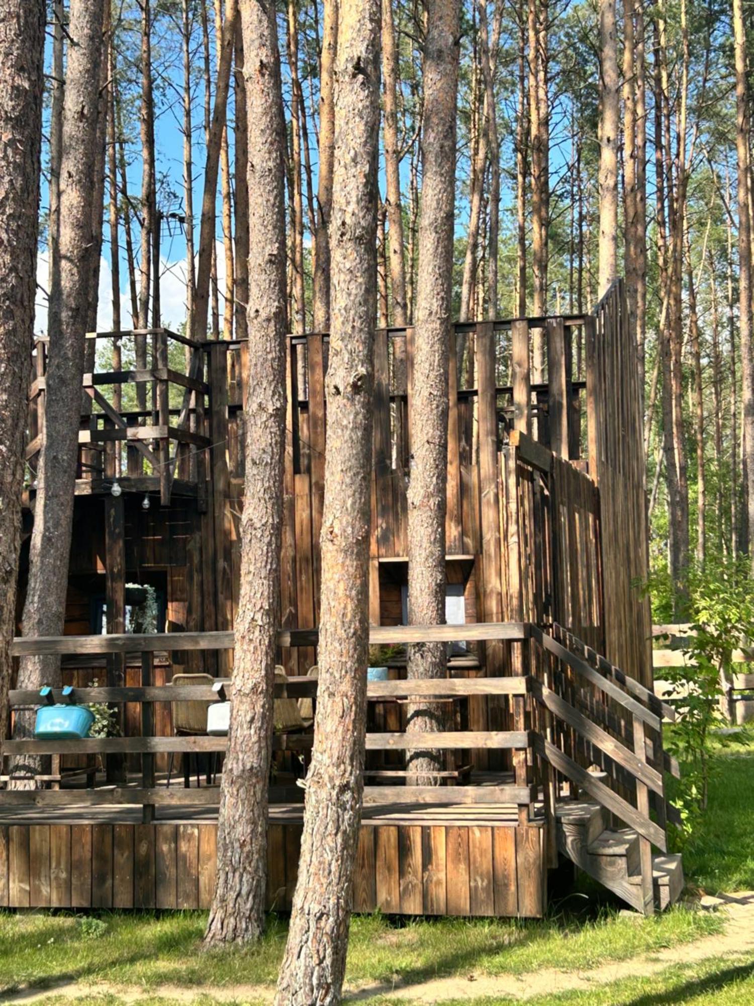 Lesny Domek W Stylu Scandi Z Jacuzzi Nad Jeziorem Kaszuby Grzybowo  Екстериор снимка