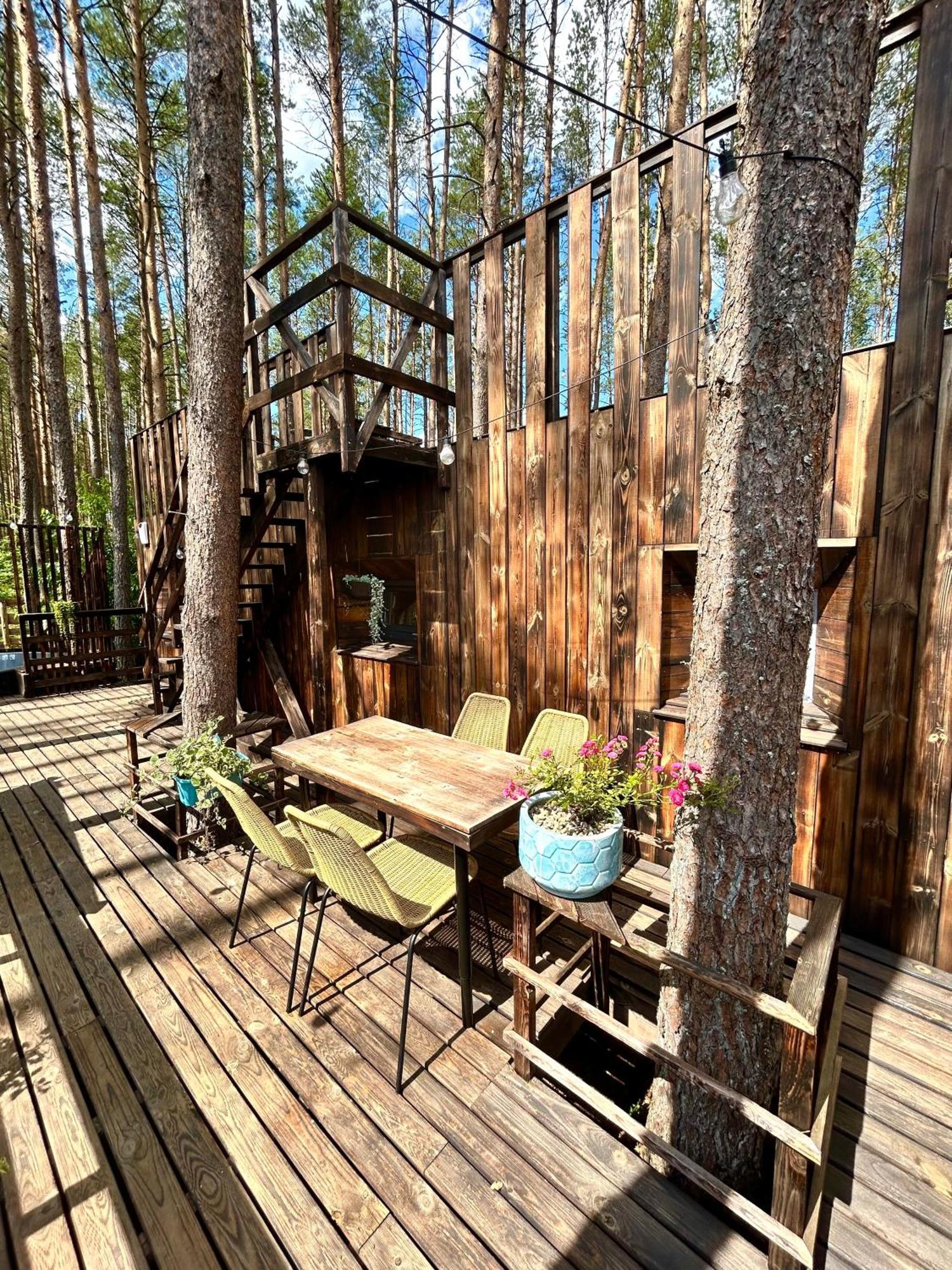 Lesny Domek W Stylu Scandi Z Jacuzzi Nad Jeziorem Kaszuby Grzybowo  Екстериор снимка